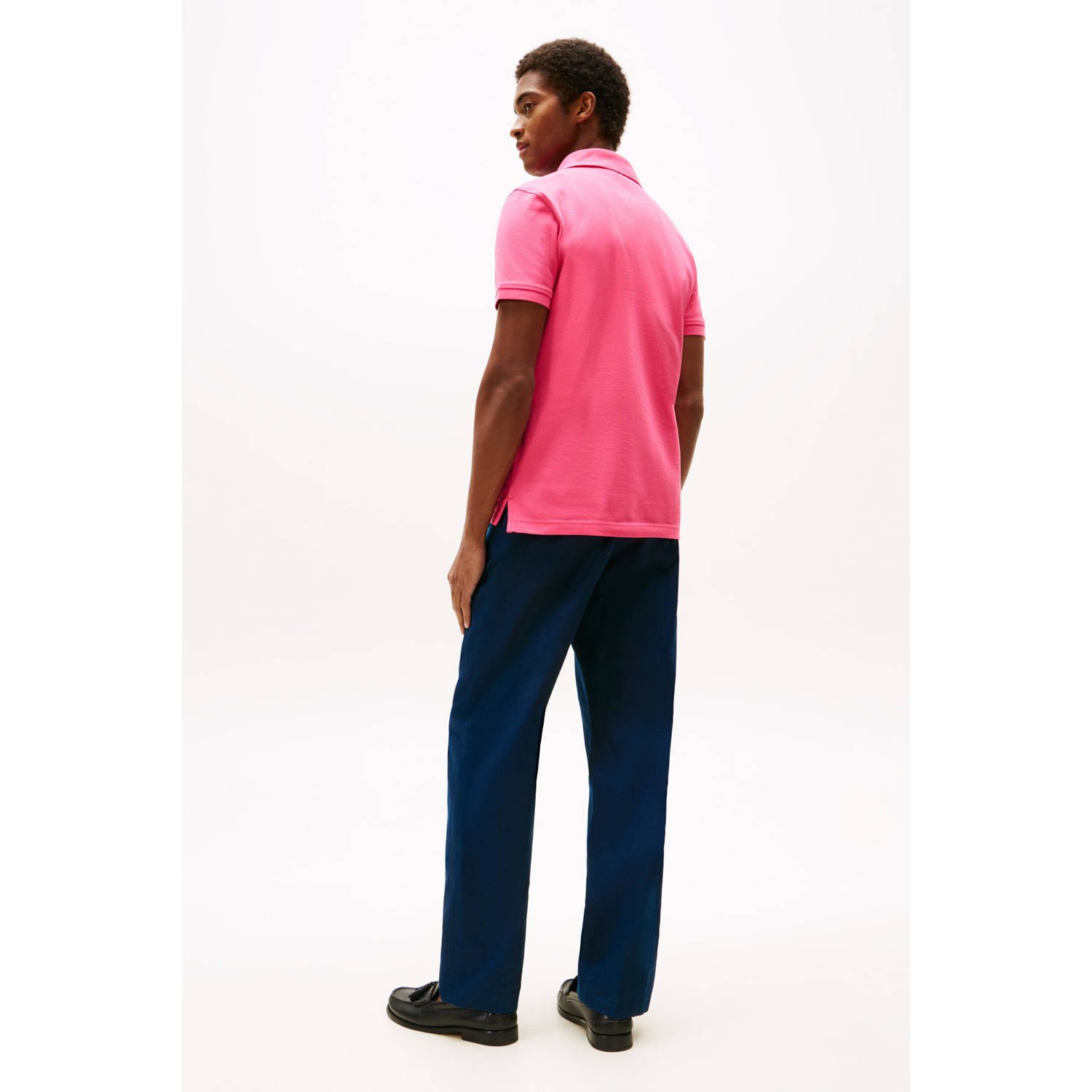 Tommy Hilfiger slim polo 1985 roze