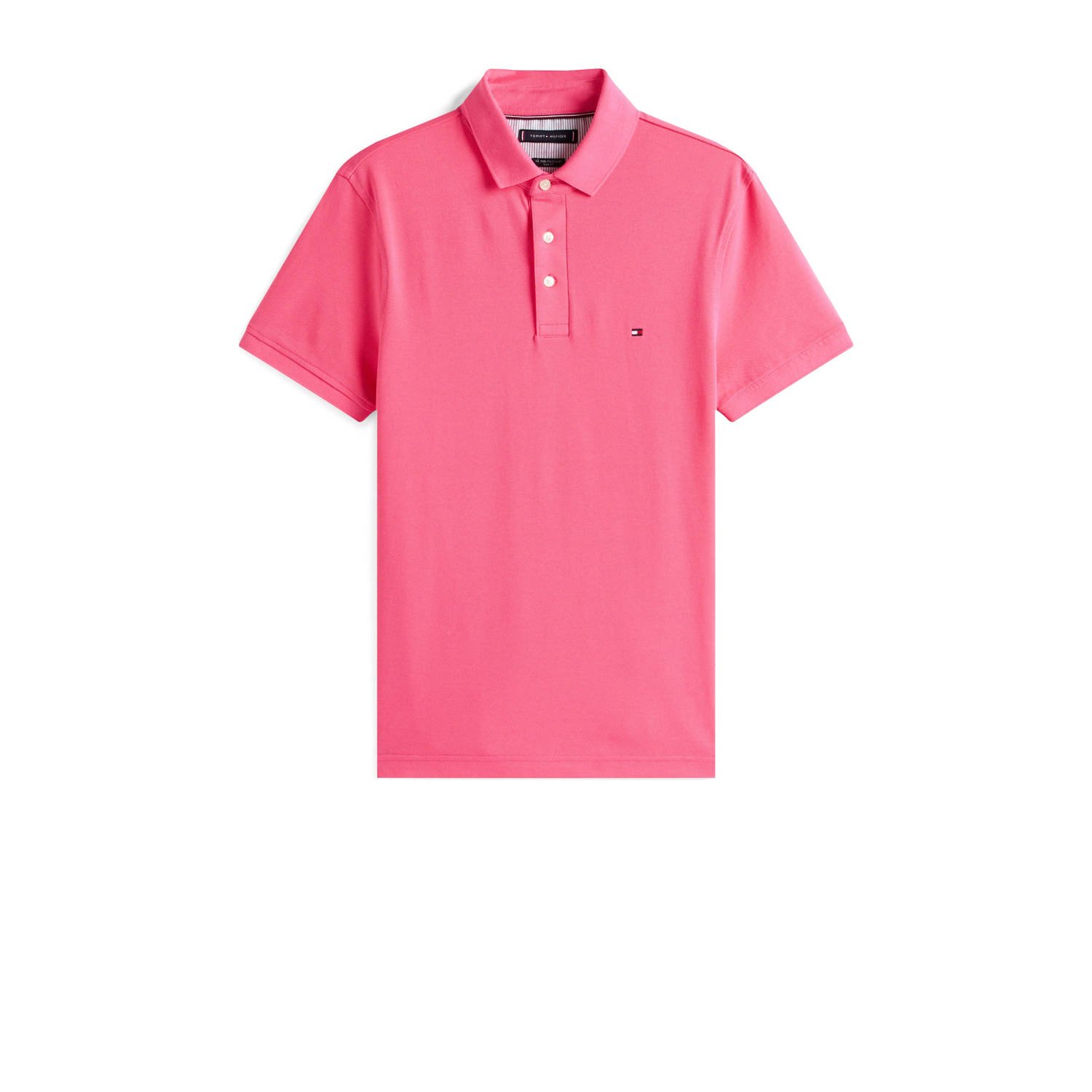 Tommy Hilfiger Poloshirt 1985 SLIM POLO Merkborduurwerk van katoen-piqué