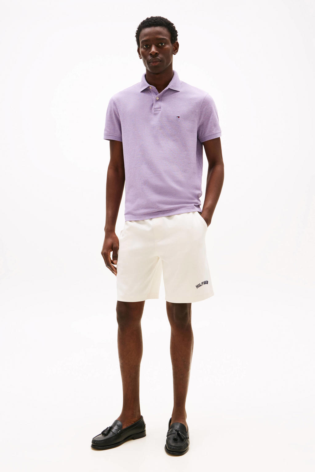 Tommy Hilfiger regular polo lila