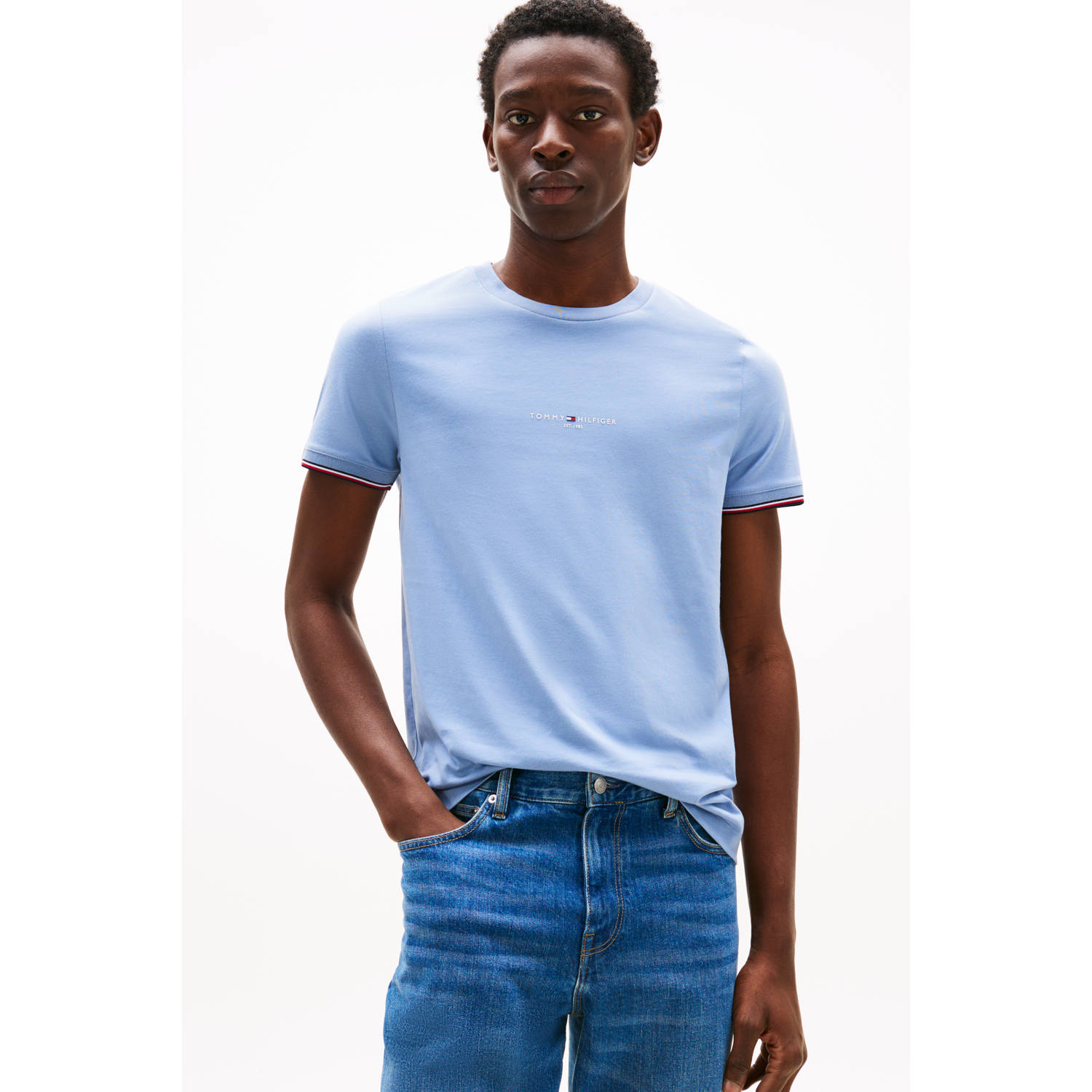 Tommy Hilfiger T-shirt lichtblauw