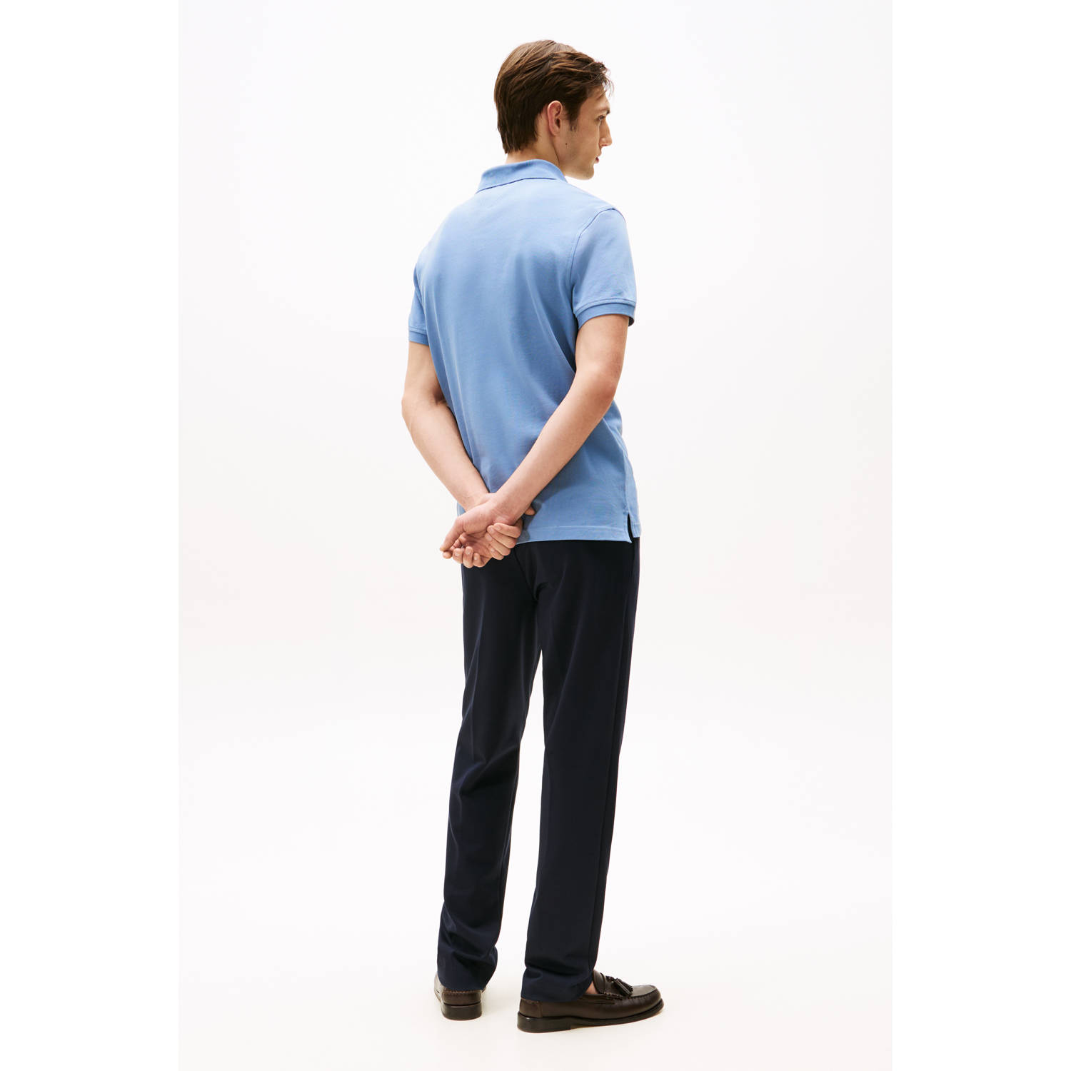 Tommy Hilfiger regular polo Brisk Blue