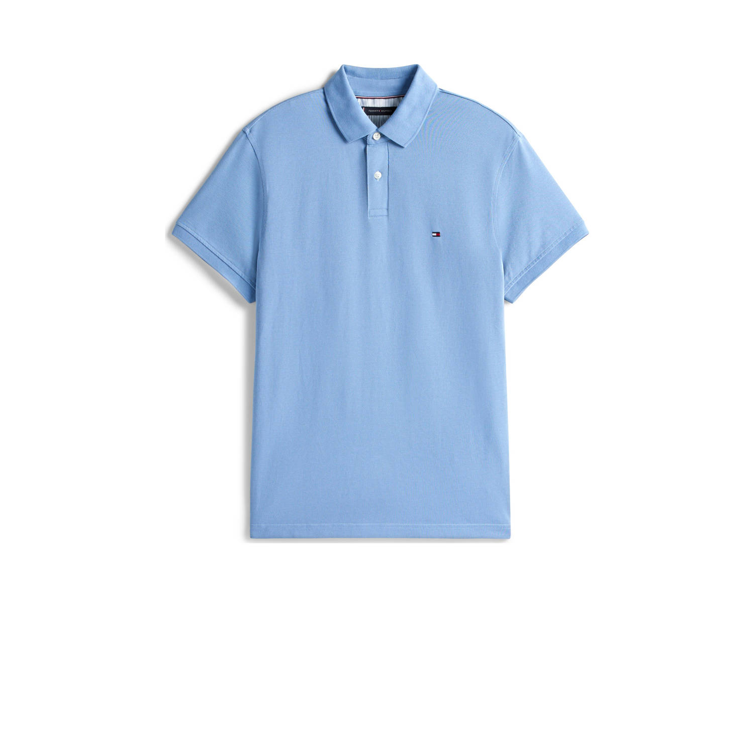 Tommy Hilfiger Regular fit poloshirt van een mix van katoen en elastaan