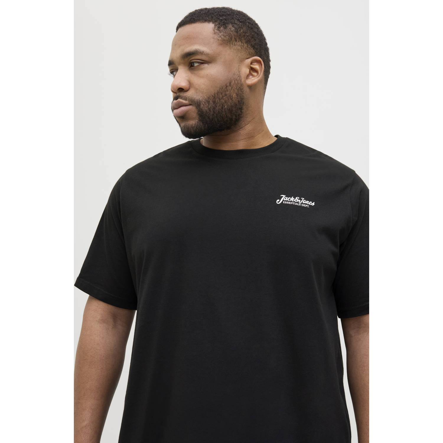 JACK & JONES PLUS SIZE T-shirt zwart