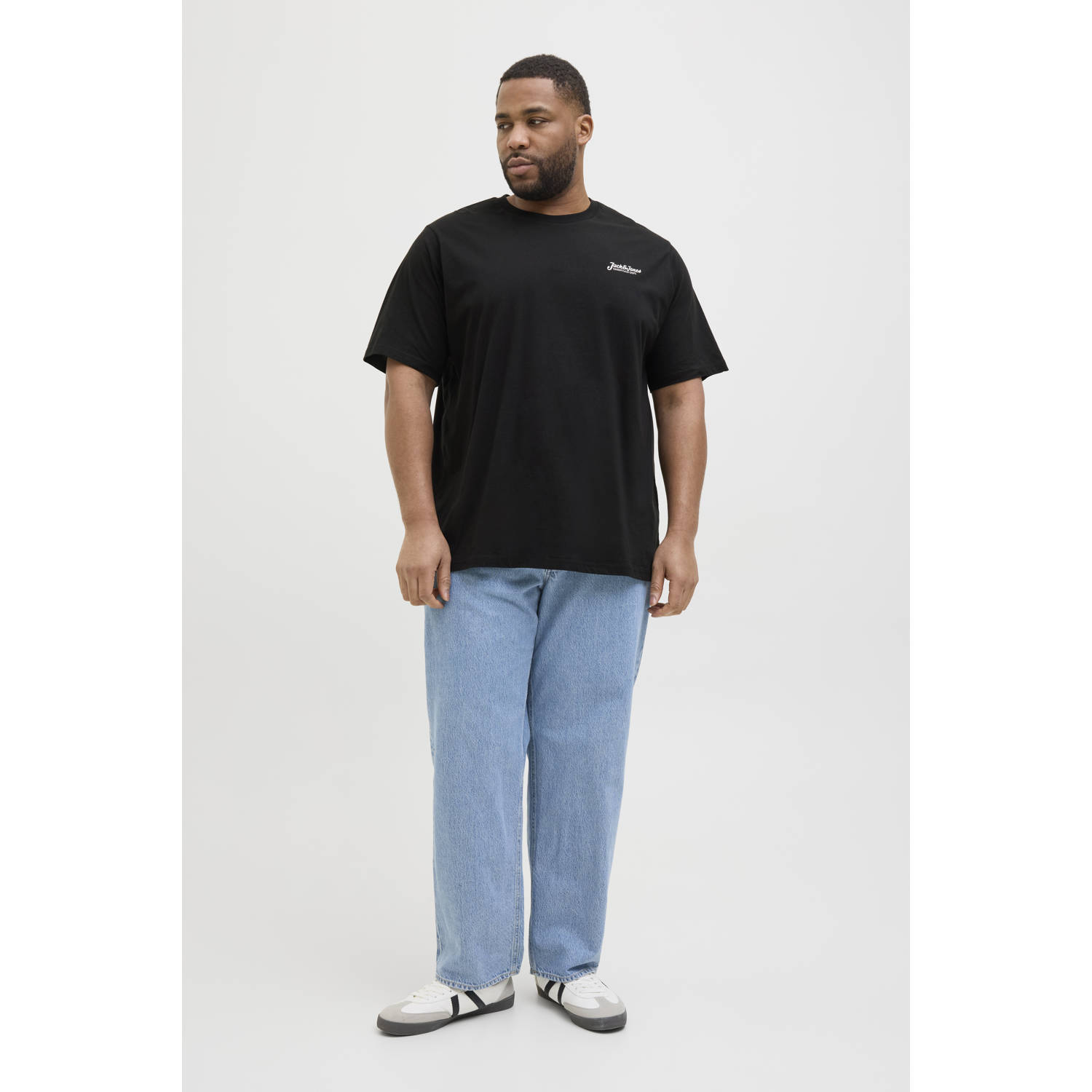 JACK & JONES PLUS SIZE T-shirt zwart