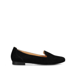 Lies  suède loafers zwart