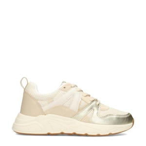 Carocel chunky sneakers goud/beige