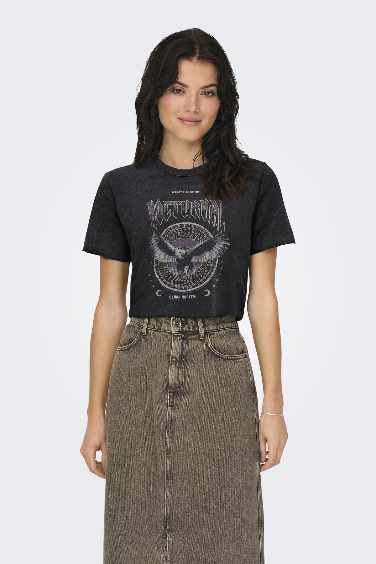 ONLY dam t-shirt ONLONLY - Black main image 1