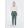 ONLY tapered regular waist pantalon grijsgroen