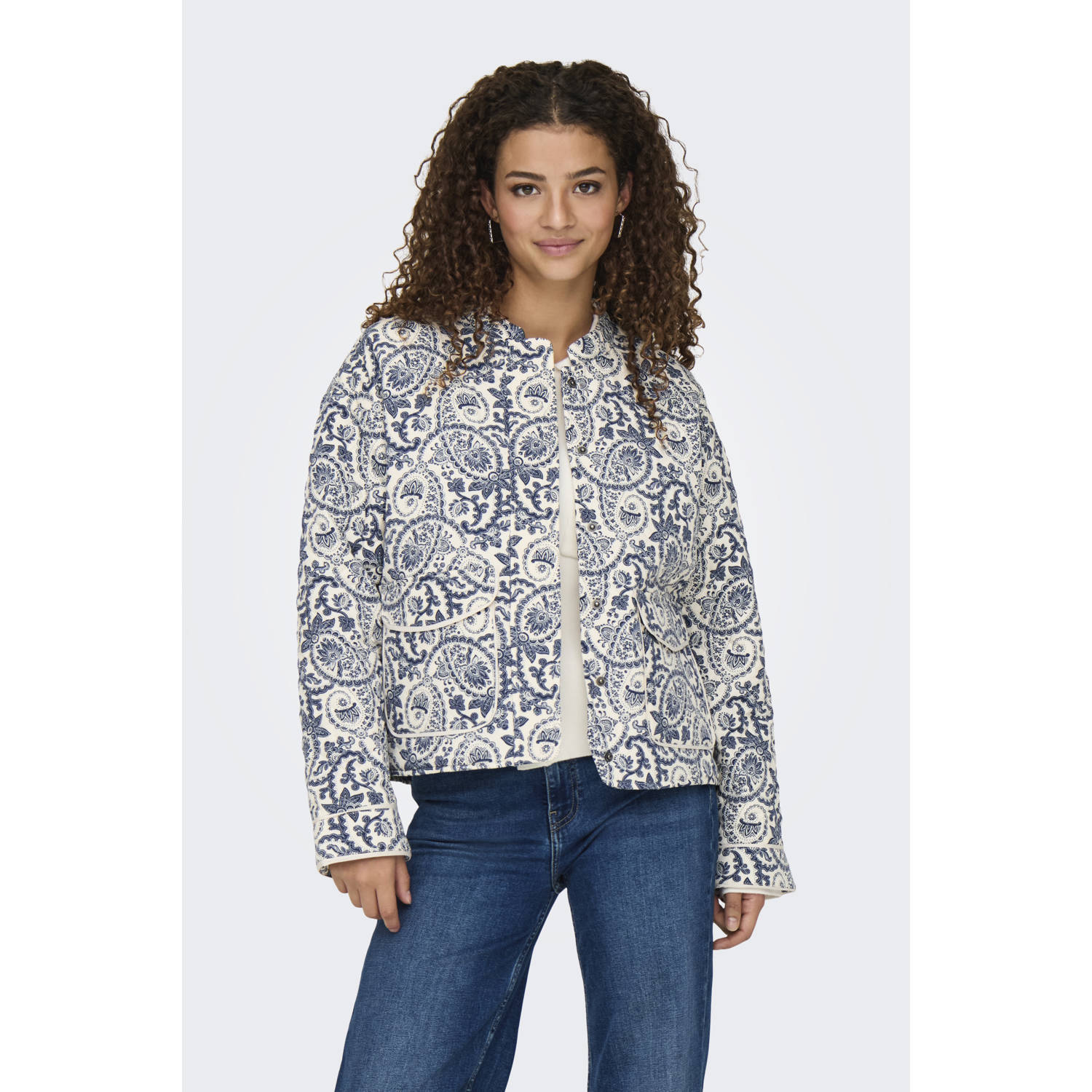 ONLY jasje blauw