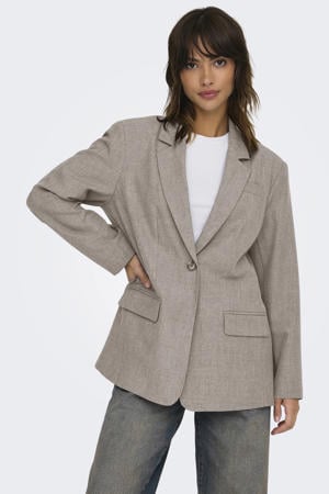oversized blazer lichtbruin