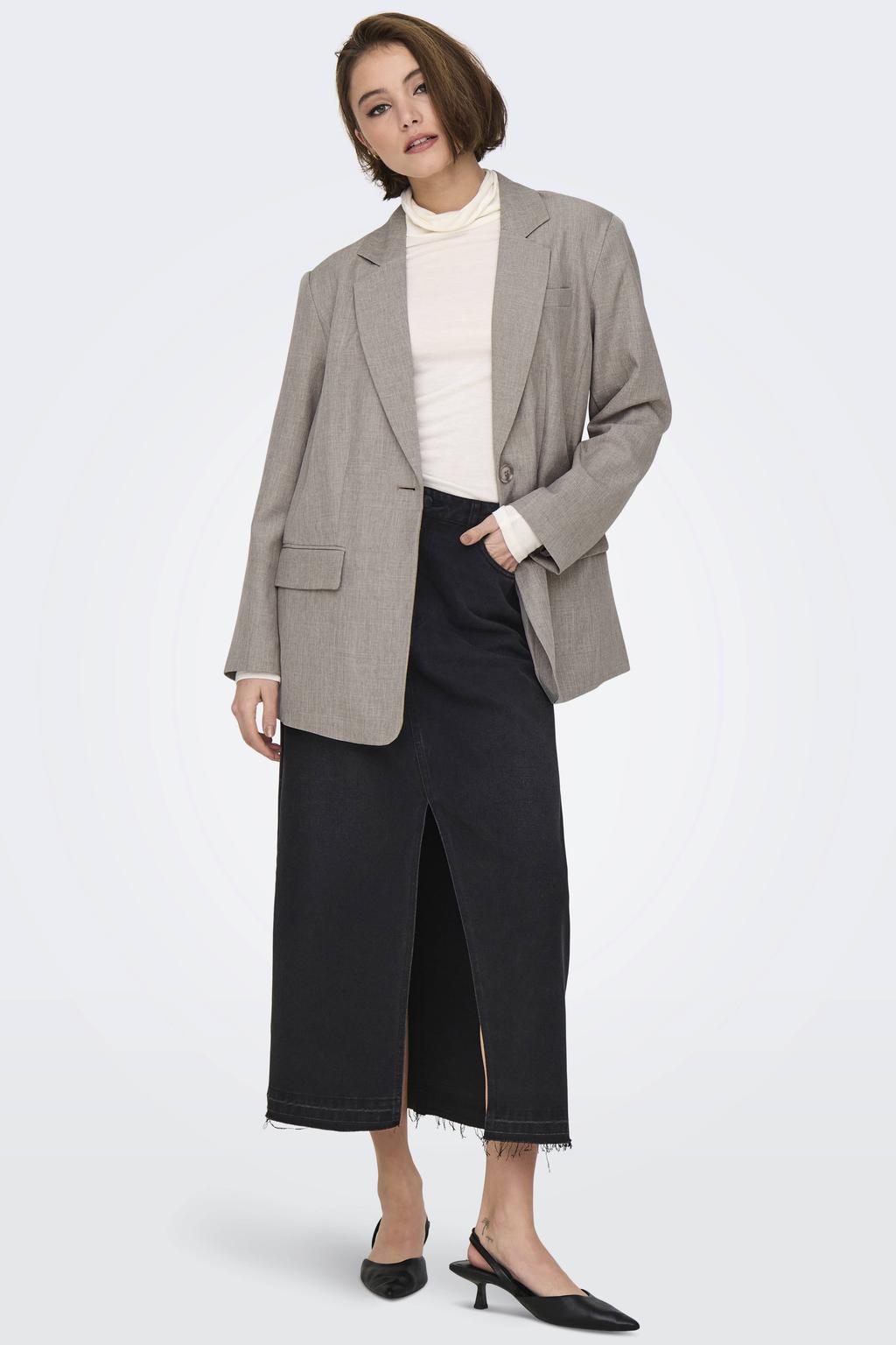 ONLY oversized blazer lichtbruin