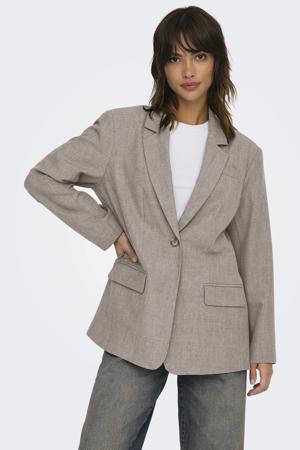 oversized blazer lichtbruin