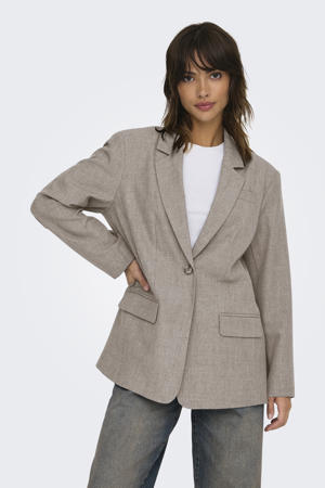 oversized blazer lichtbruin