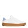 Tommy Hilfiger leren sneakers wit/lichtblauw