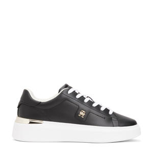 leren sneakers zwart