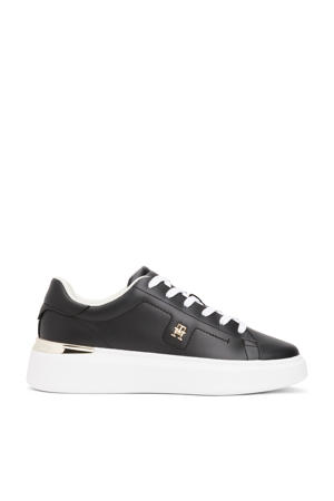 leren sneakers zwart