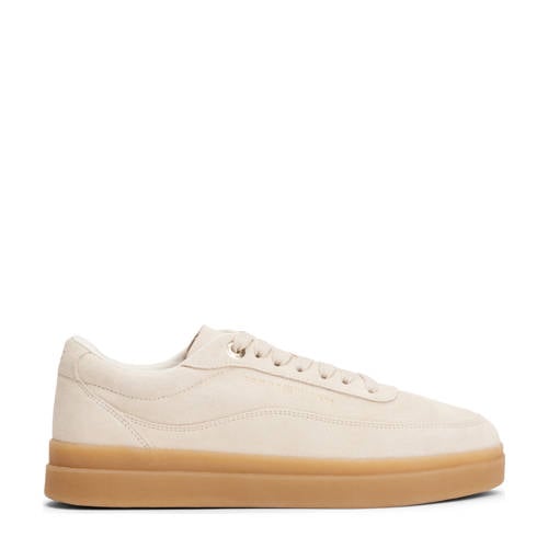 Tommy Hilfiger suède sneakers beige afbeelding