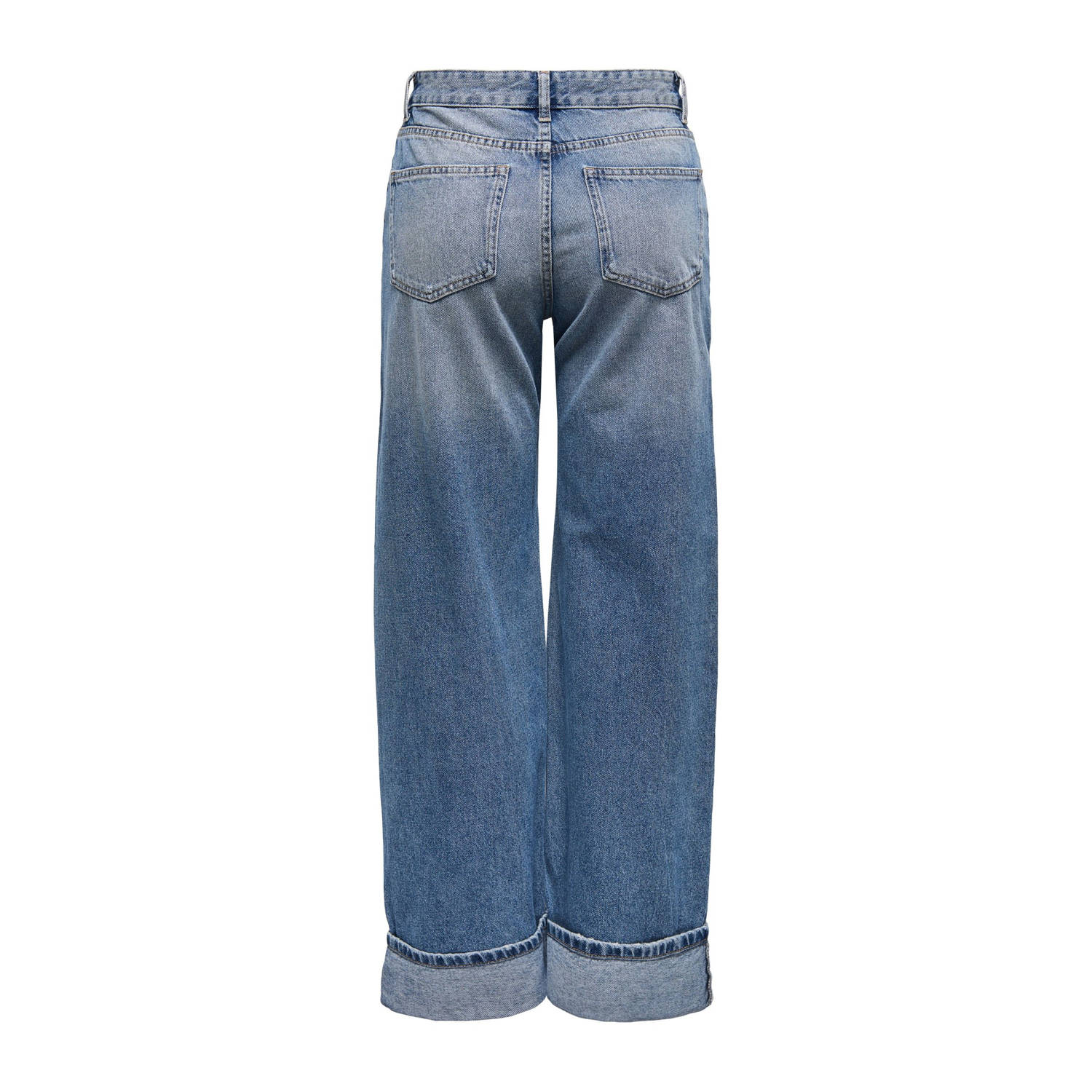 ONLY wide leg jeans medium blue denim