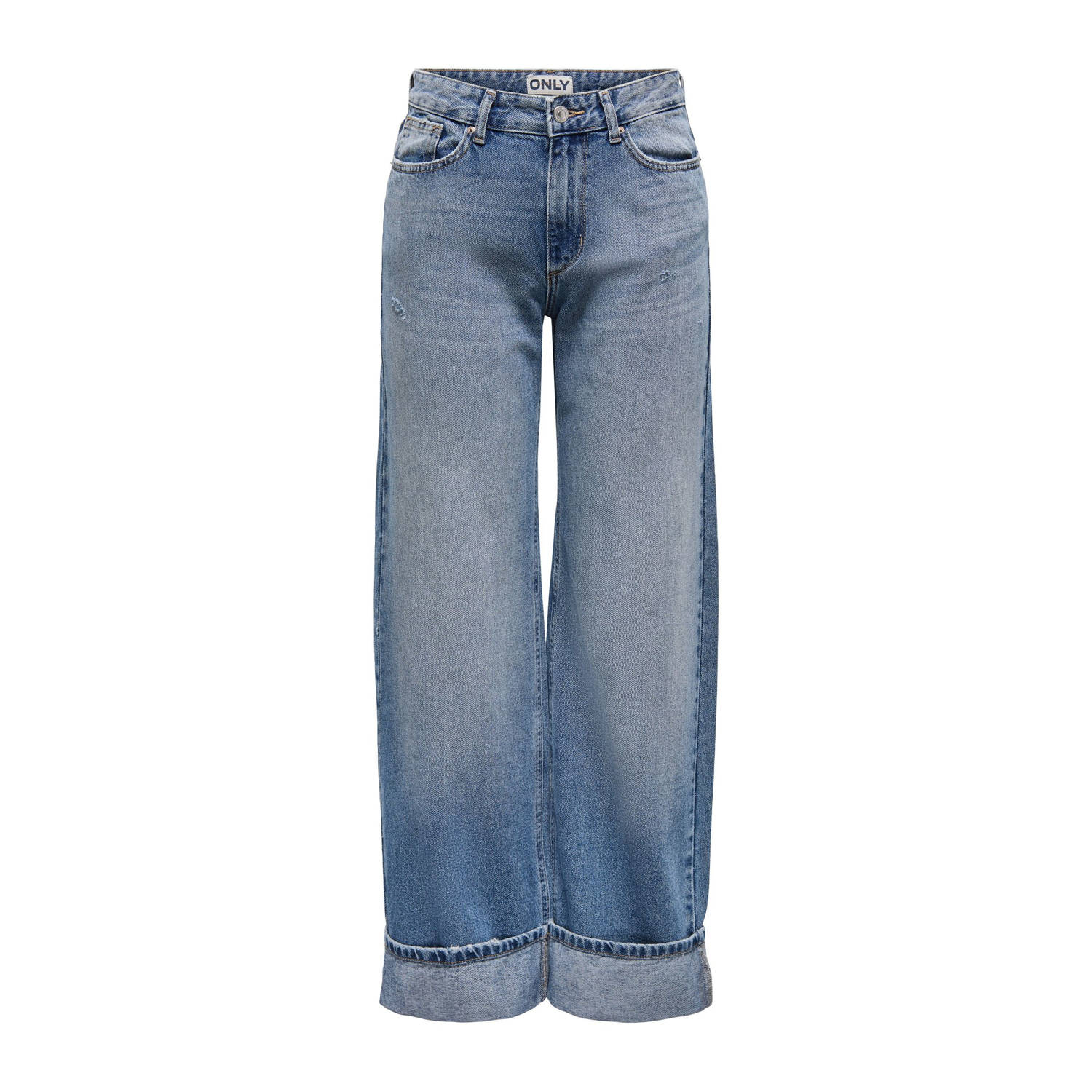 ONLY wide leg jeans medium blue denim