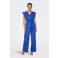 ONLY regular jumpsuit blauw gebreid