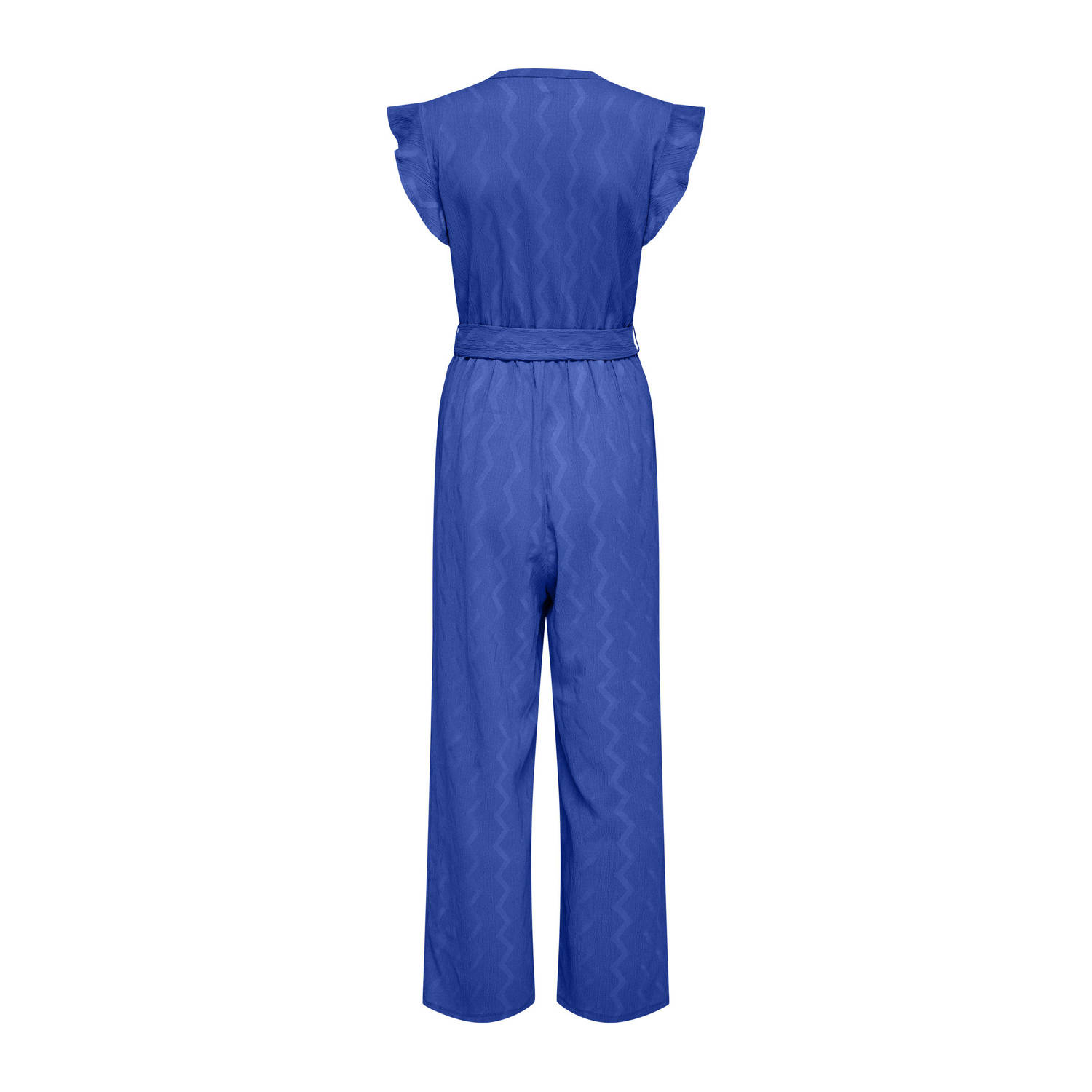 ONLY regular jumpsuit blauw gebreid