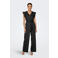 ONLY regular jumpsuit zwart gebreid