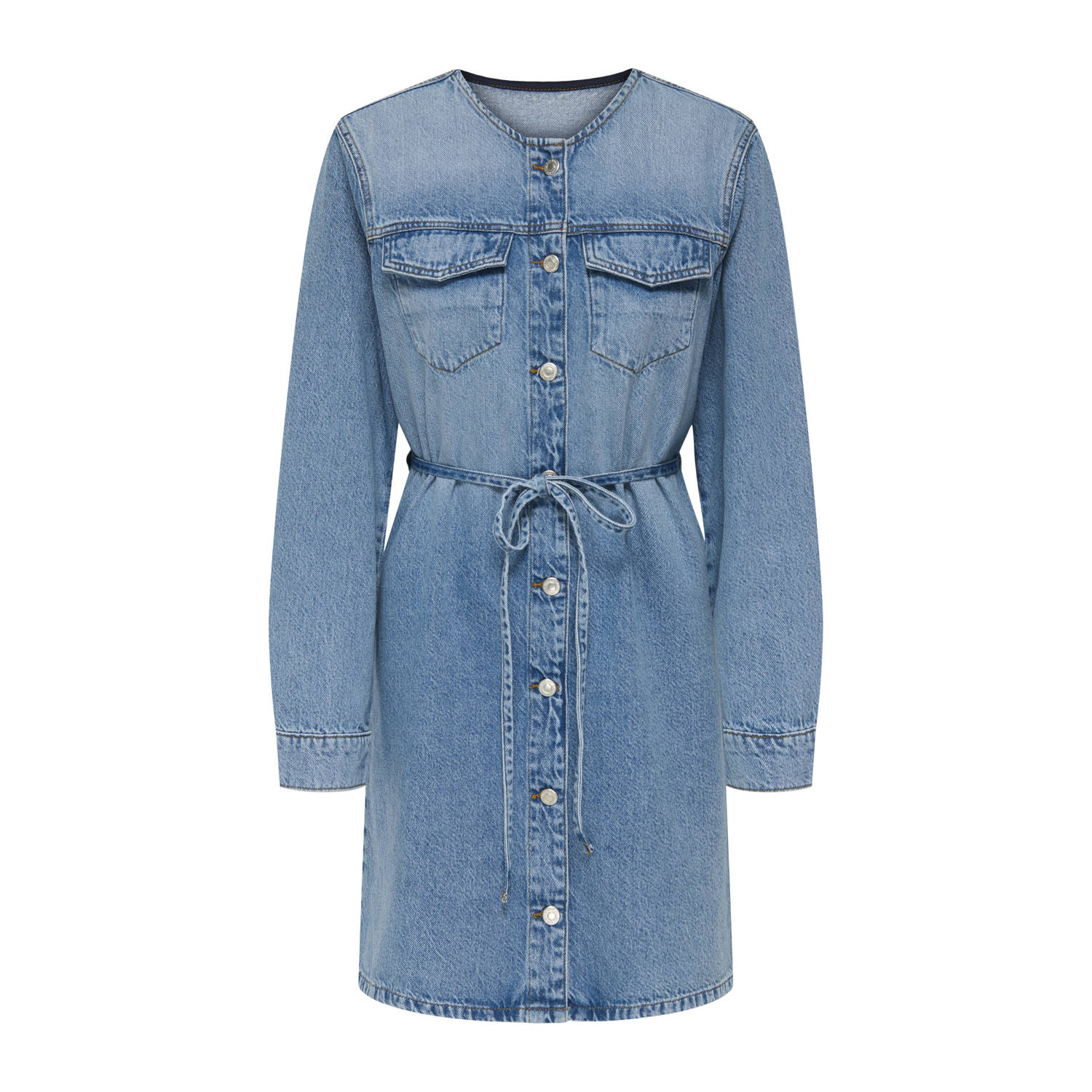 ONLY spijkerjurk light blue denim