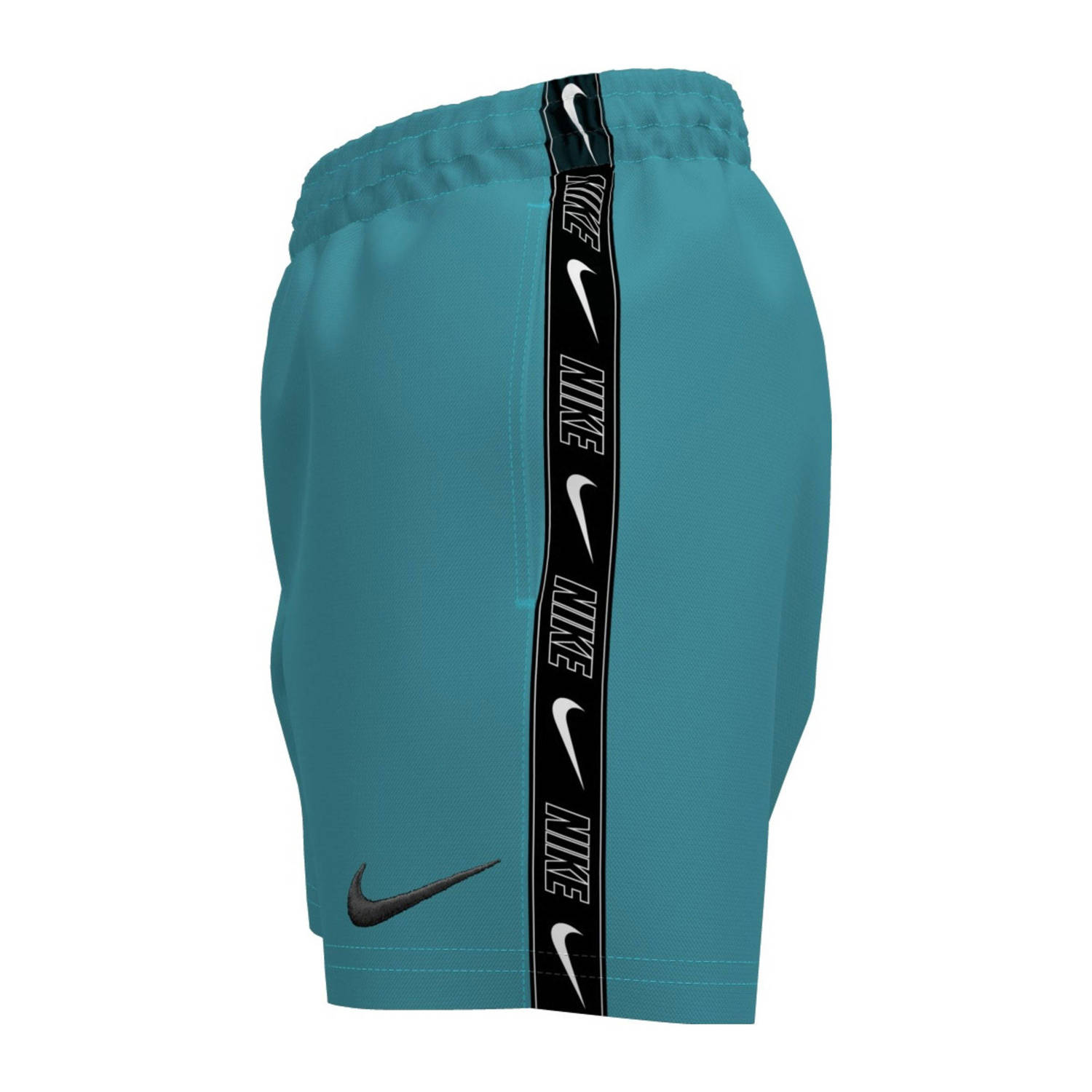Nike zwemshort Logo Tape Lap 4' Volley petrol