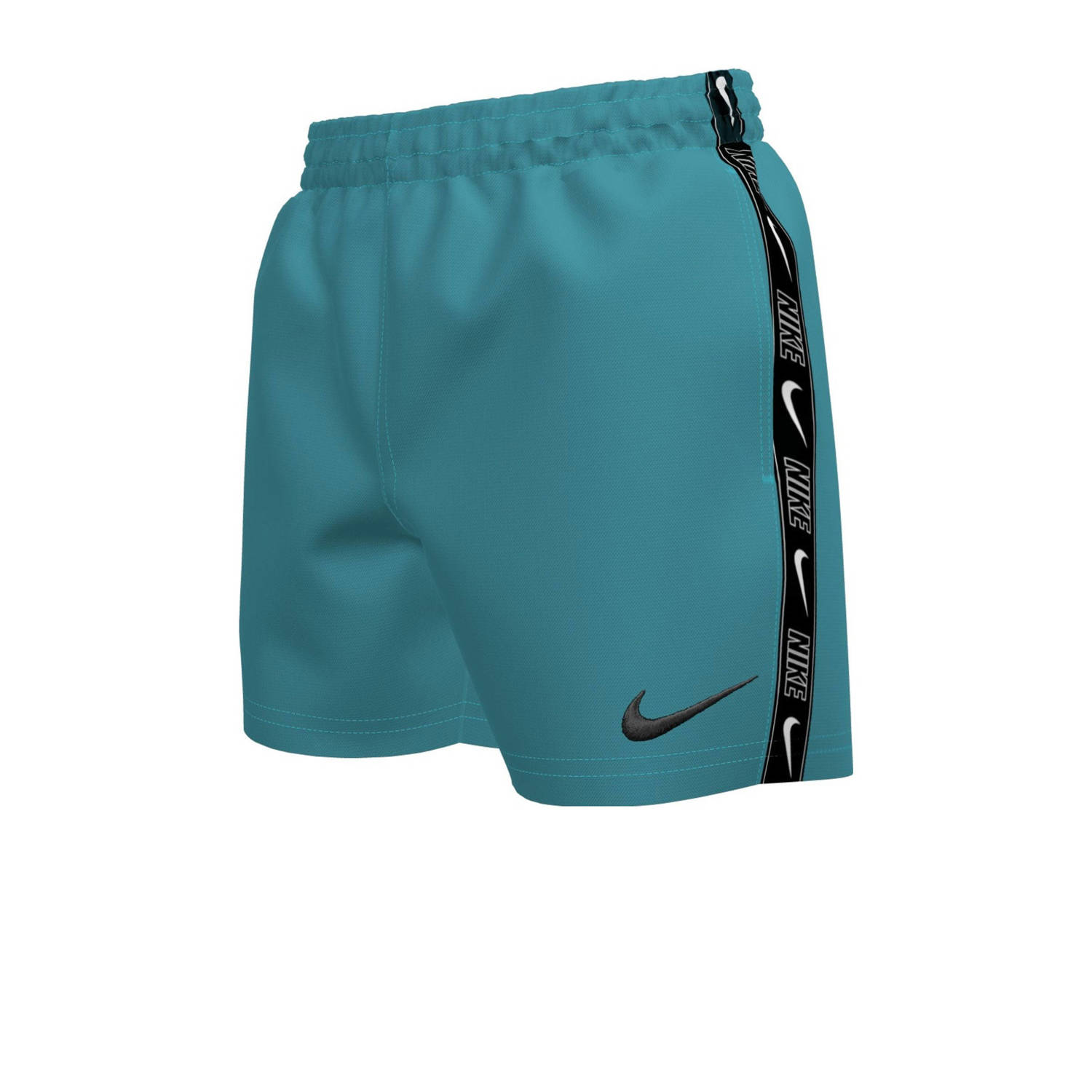 Nike zwemshort Logo Tape Lap 4' Volley petrol
