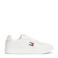 Tommy Jeans leren sneakers wit