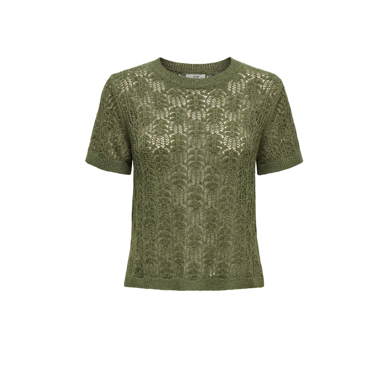 JDY top groen gebreid