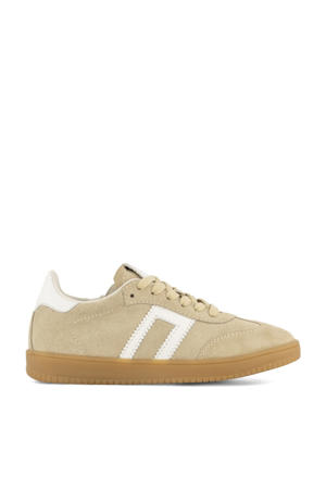   suède sneakers beige