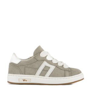   suède sneakers grijs
