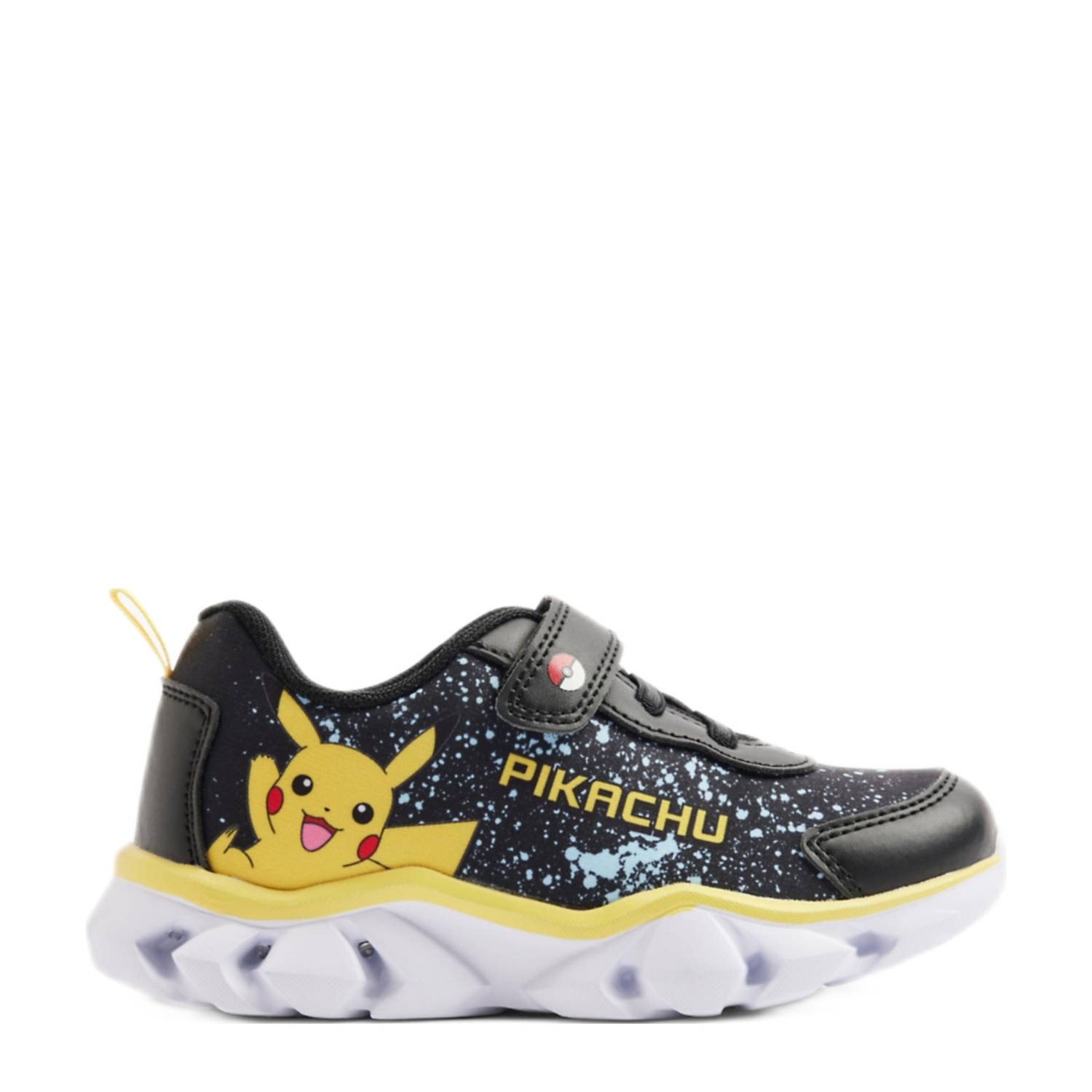 Pokémon sneakers met lichtjes zwart