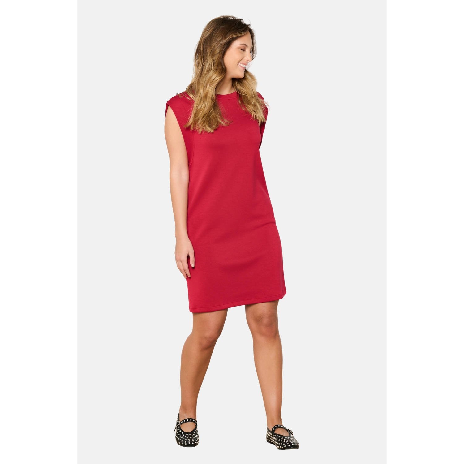 LOLALIZA sweatjurk rood