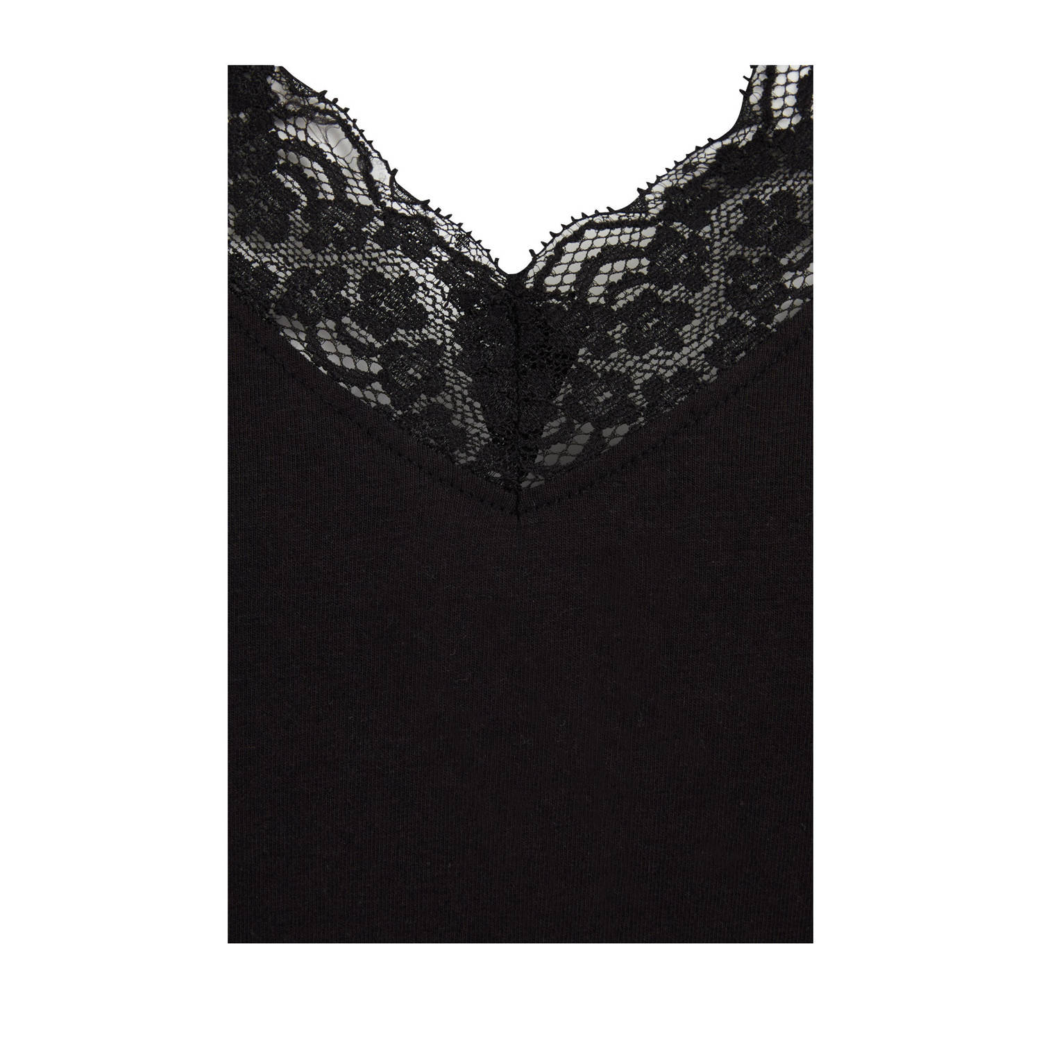 WE Fashion Curve T-shirt zwart