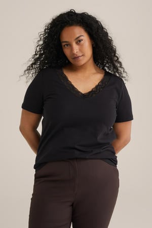 T-shirt zwart