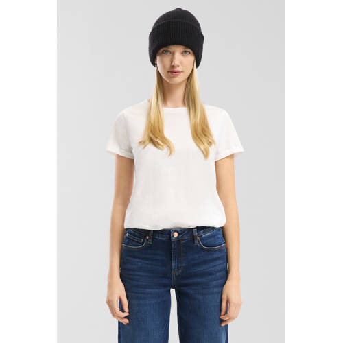QS T-shirt wit afbeelding