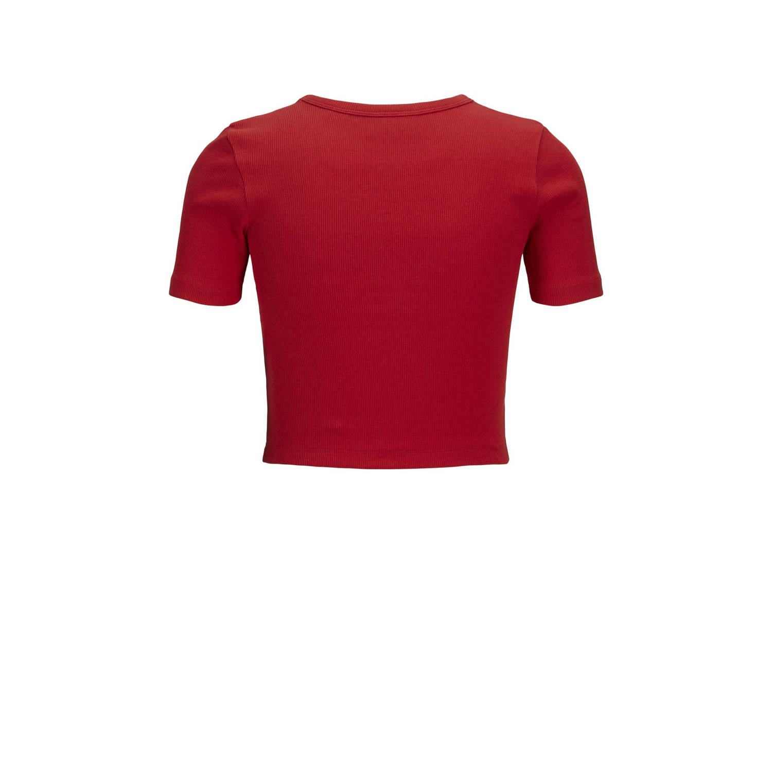 JJXX cropped top rib gebreid