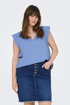 blousetop blauw