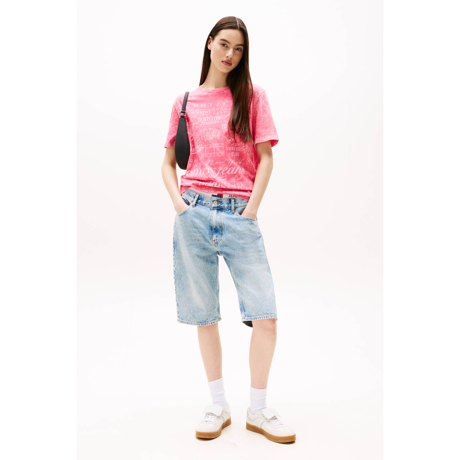 Tommy Jeans T-shirt roze