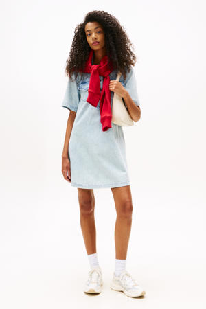 denim spijkerjurk light blue denim
