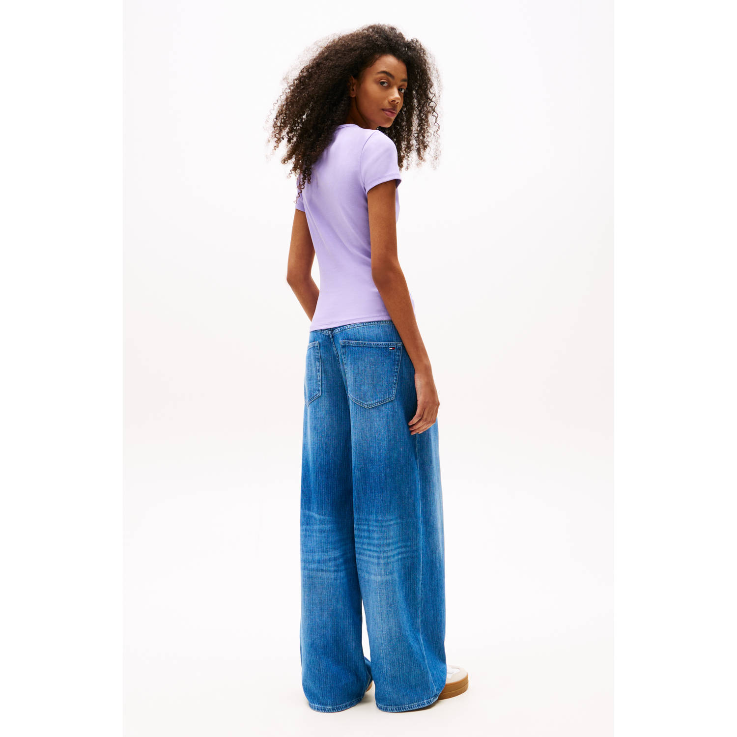 Tommy Jeans T-shirt violet
