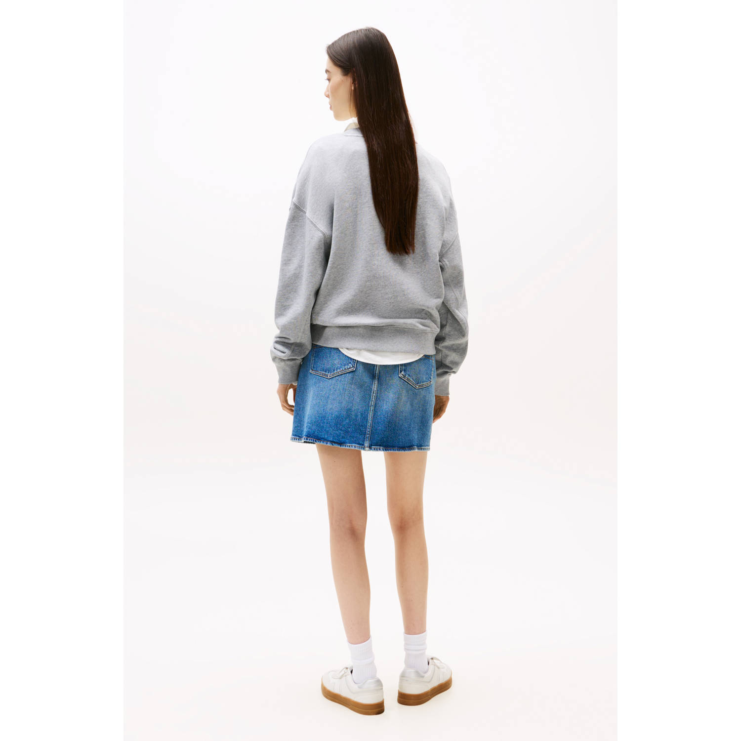 Tommy Jeans sweater grijs