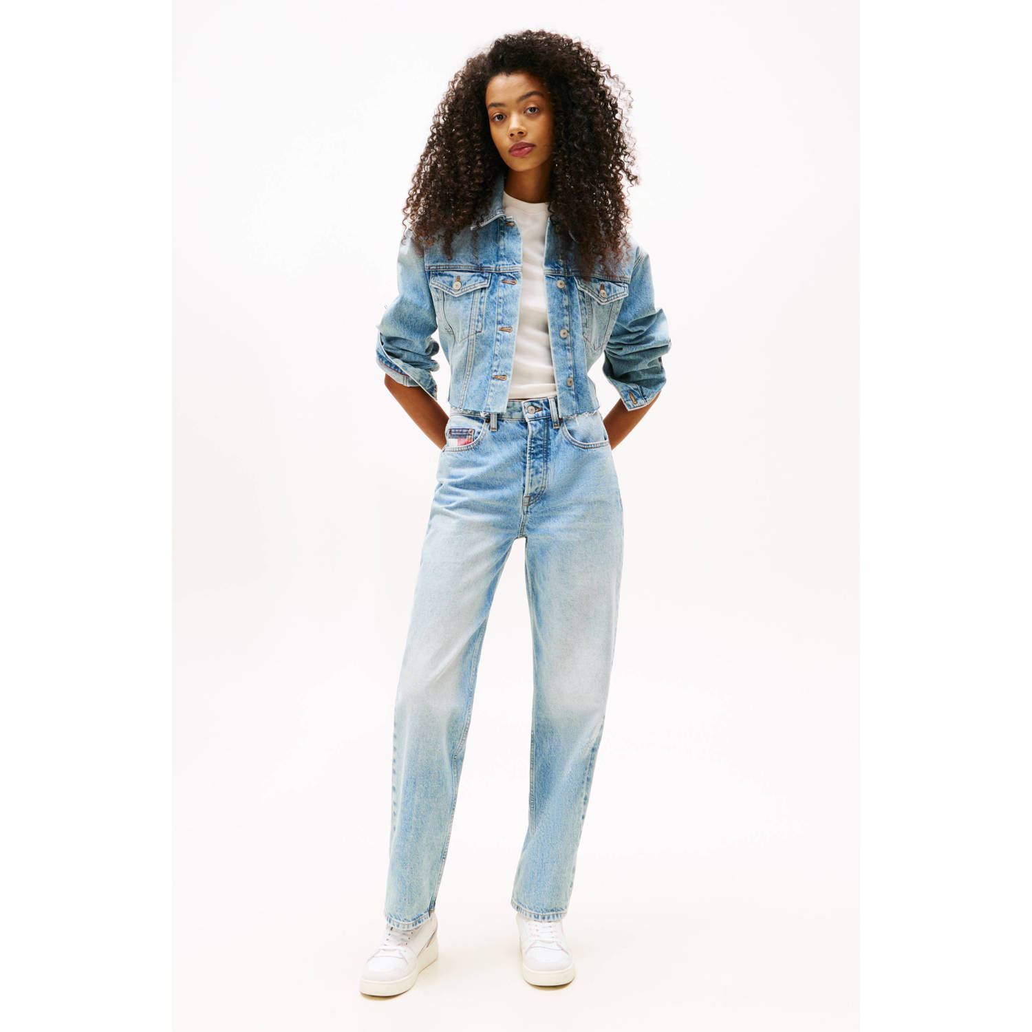Tommy Jeans straight leg jeans blauw