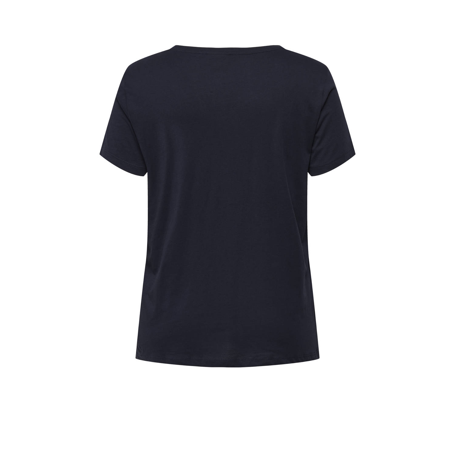 ONLY CARMAKOMA T-shirt donkerblauw