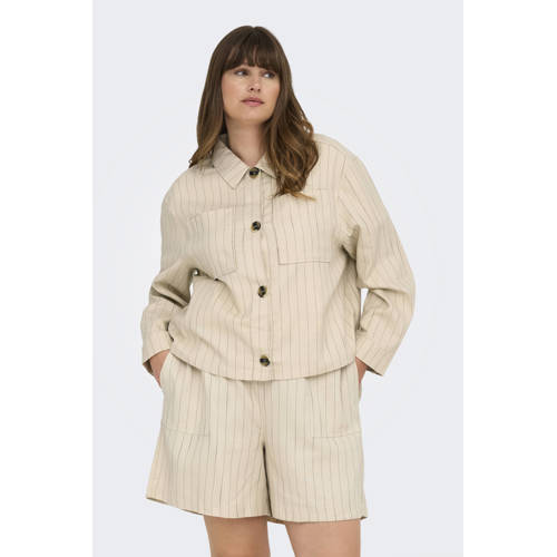 ONLY CARMAKOMA jasje beige afbeelding