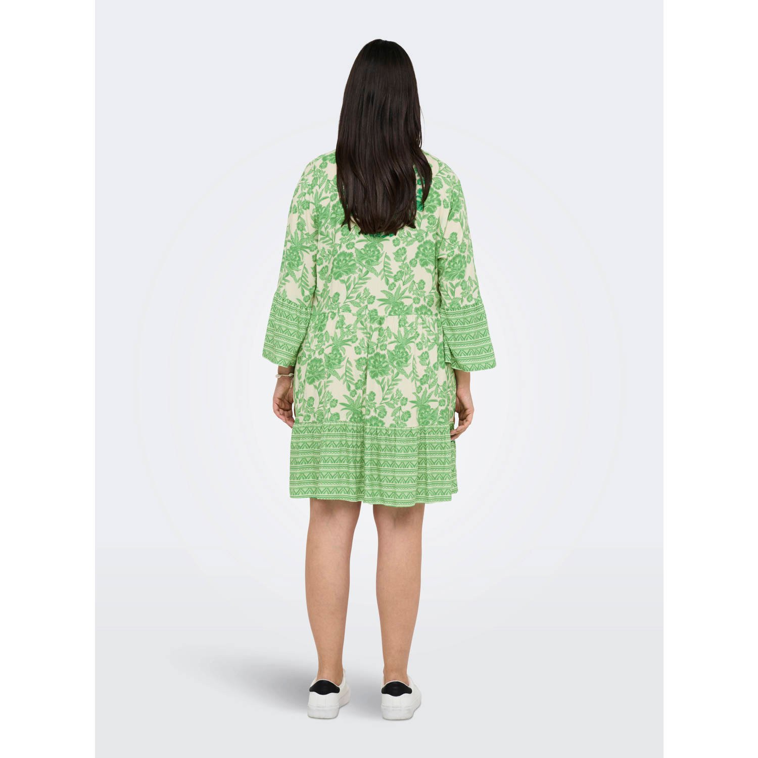 ONLY CARMAKOMA zomerjurk groen