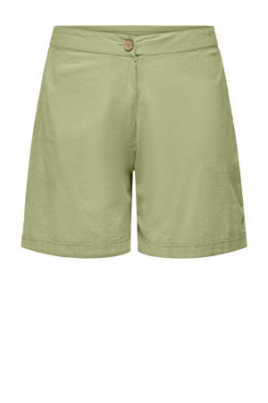 regular waist casual short groen
