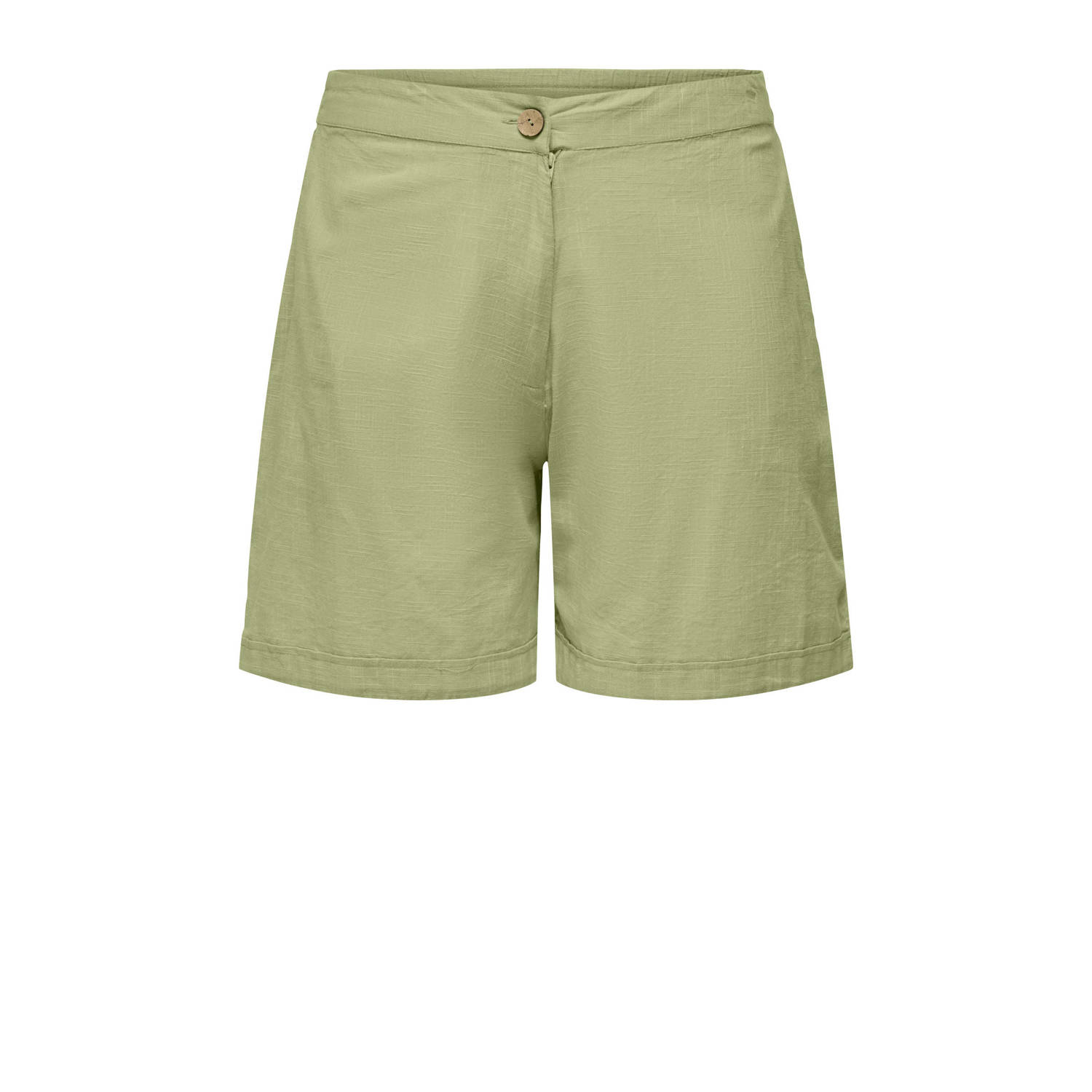 ONLY CARMAKOMA regular waist casual short groen